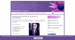 Desktop Screenshot of margaretaivarsson.se